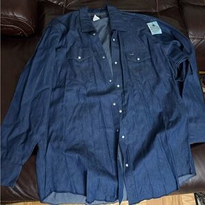 Wrangler Classic Blue Denim Shirt